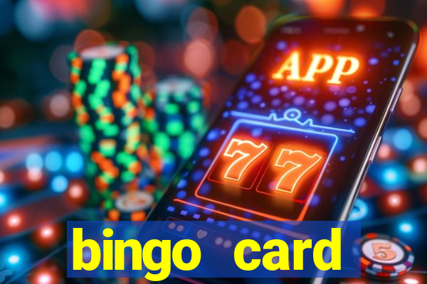 bingo card generator with pictures